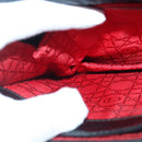 Christian Dior Canage Chain Shoulder Bag Nylon Black Auth 102381-19