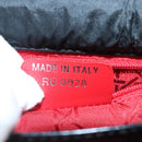 Christian Dior Canage Chain Shoulder Bag Nylon Black Auth 102381-12