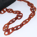 Christian Dior Canage Chain Shoulder Bag Nylon Black Auth 102381-7