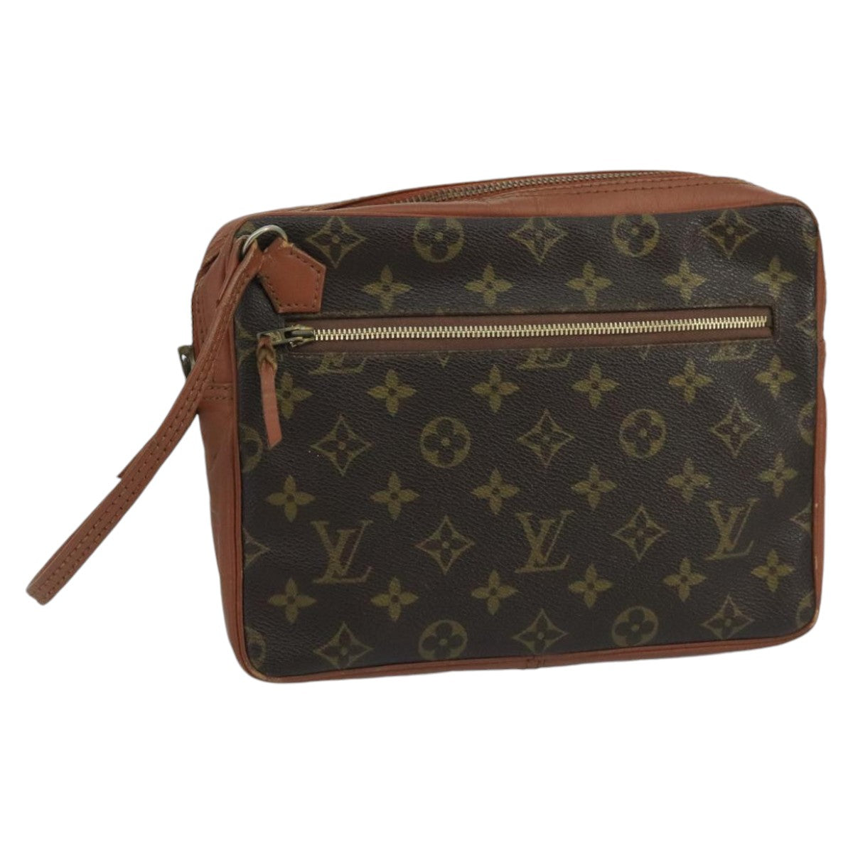 LOUIS VUITTON Monogram Pochette Sports Clutch Bag No.183 LV Auth 102383