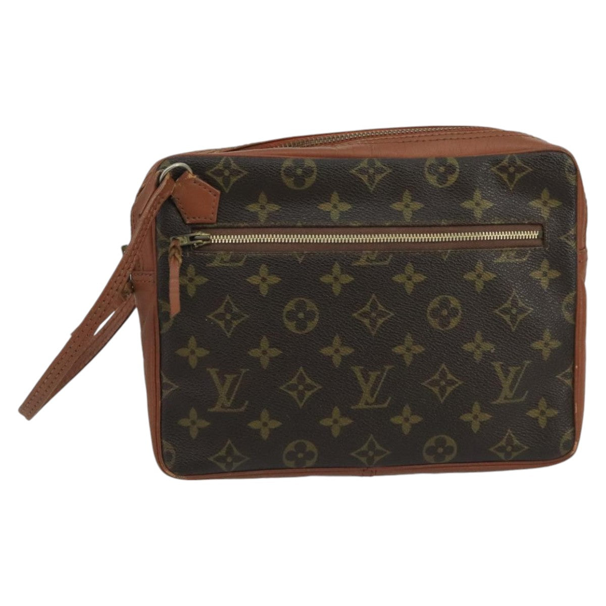 LOUIS VUITTON Monogram Pochette Sports Clutch Bag No.183 LV Auth 102383