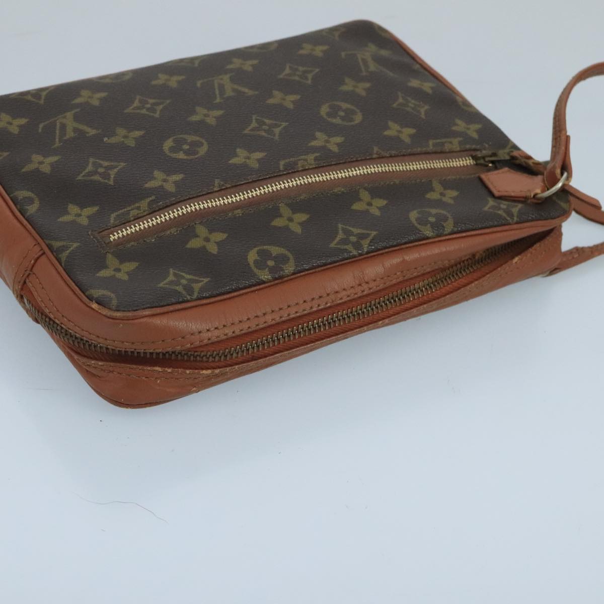 LOUIS VUITTON Monogram Pochette Sports Clutch Bag No.183 LV Auth 102383