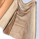 CELINE Macadam Canvas Hand Bag PVC Leather 2way Brown Gold Auth 102389-21
