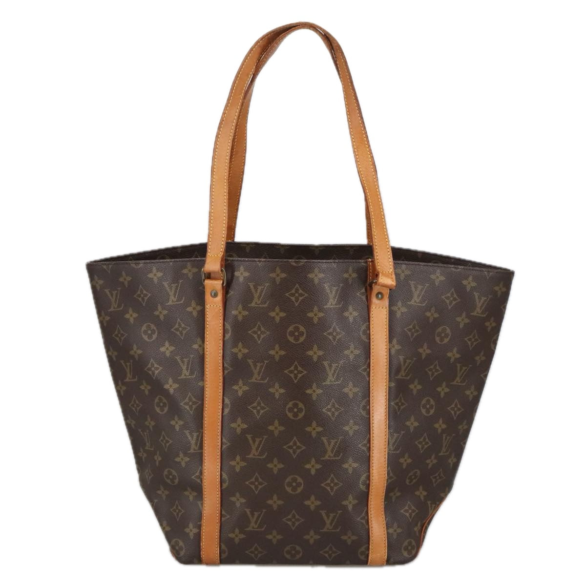 LOUIS VUITTON Monogram Sac Shopping Tote Bag M51108 LV Auth 102395