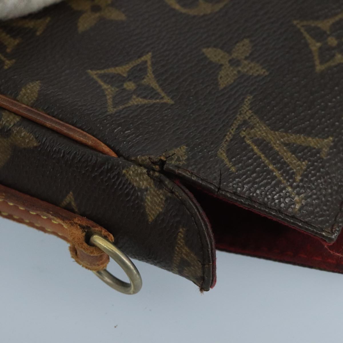 LOUIS VUITTON Monogram Recital Hand Bag M51900 LV Auth 102396