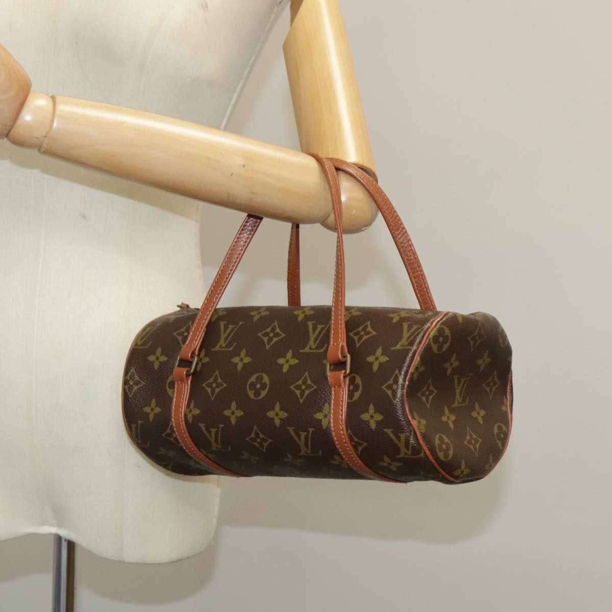 LOUIS VUITTON Monogram Papillon 26 Hand Bag M51386 LV Auth 102398