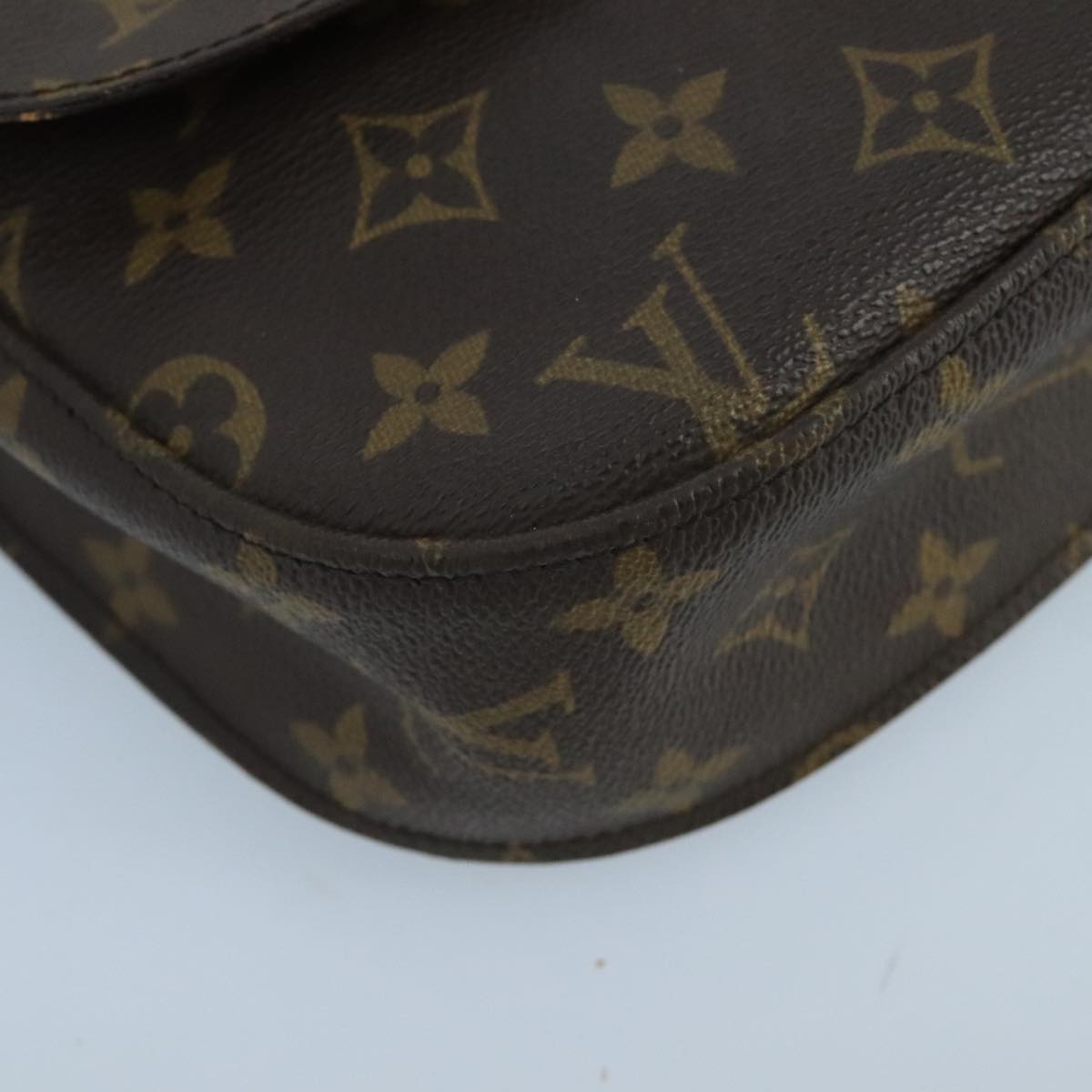 LOUIS VUITTON Monogram Saint Cloud GM Shoulder Bag M51242 LV Auth 102399