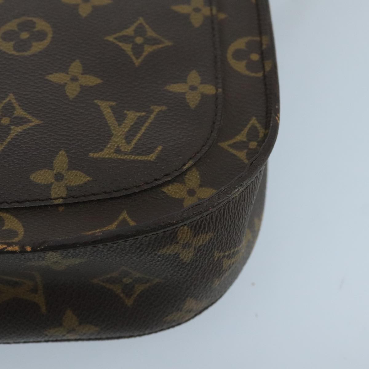 LOUIS VUITTON Monogram Saint Cloud GM Shoulder Bag M51242 LV Auth 102399