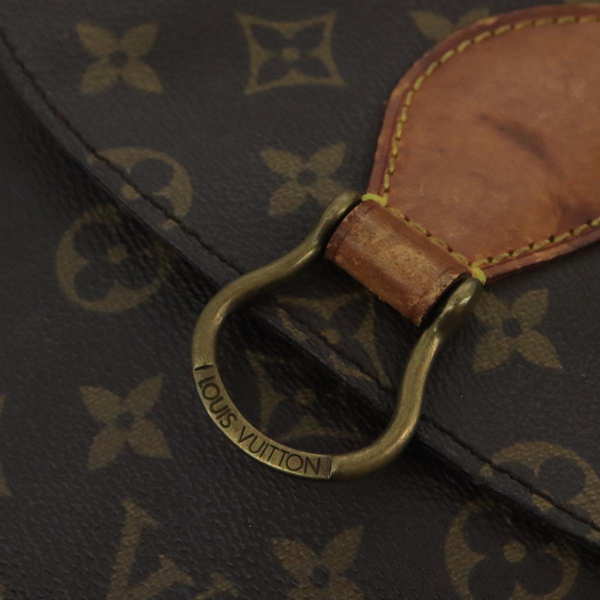 LOUIS VUITTON Monogram Saint Cloud GM Shoulder Bag M51242 LV Auth 102399