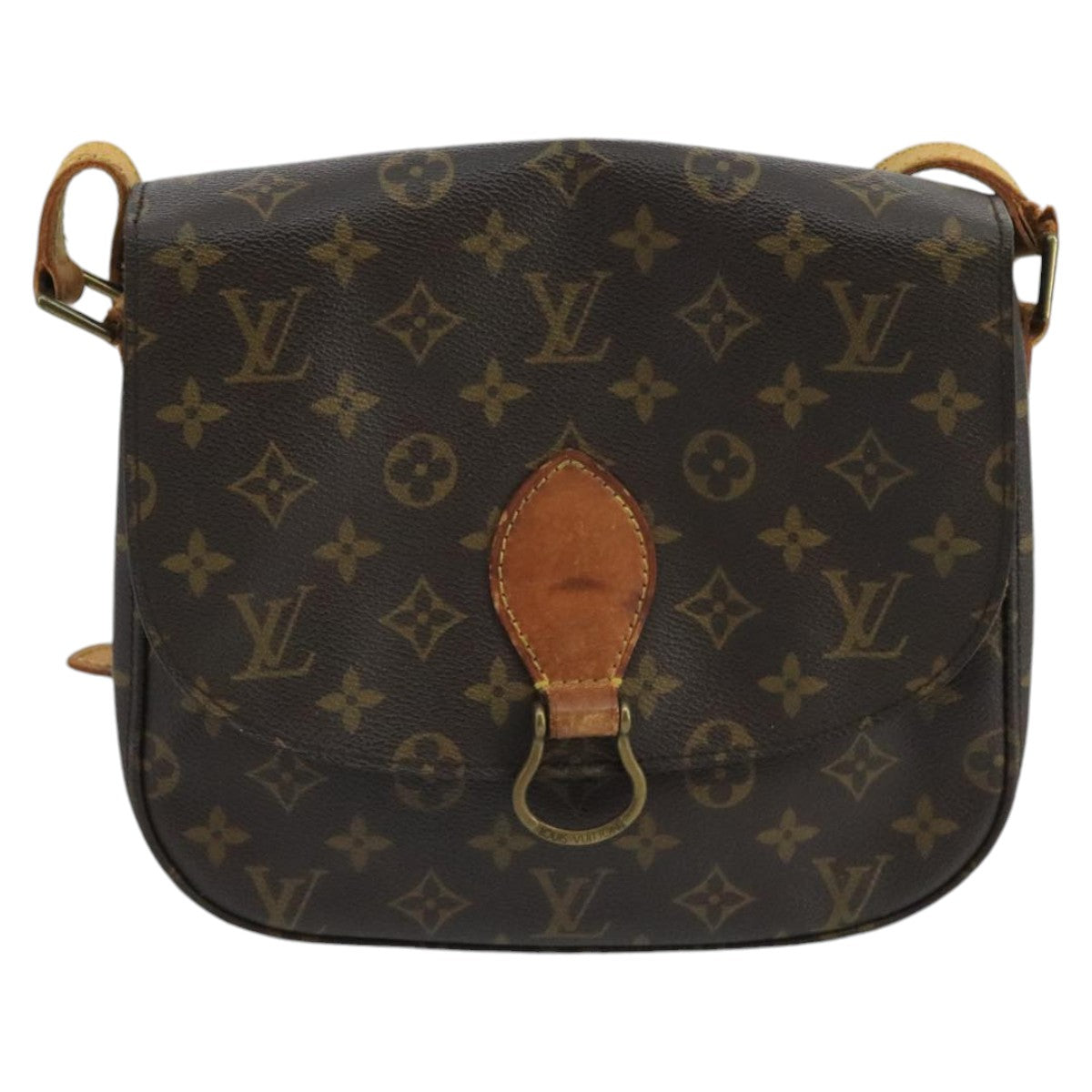 LOUIS VUITTON Monogram Saint Cloud GM Shoulder Bag M51242 LV Auth 102399