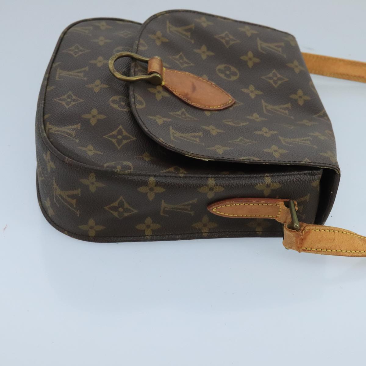 LOUIS VUITTON Monogram Saint Cloud GM Shoulder Bag M51242 LV Auth 102399