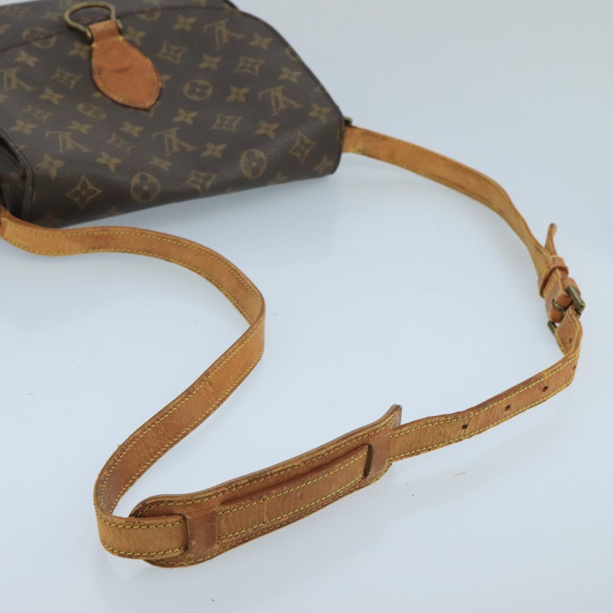 LOUIS VUITTON Monogram Saint Cloud GM Shoulder Bag M51242 LV Auth 102399