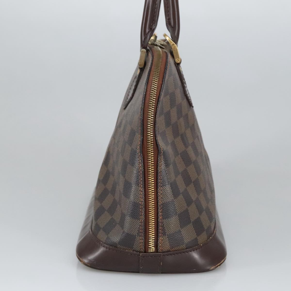 LOUIS VUITTON Damier Ebene Alma Hand Bag N51131 LV Auth 102409