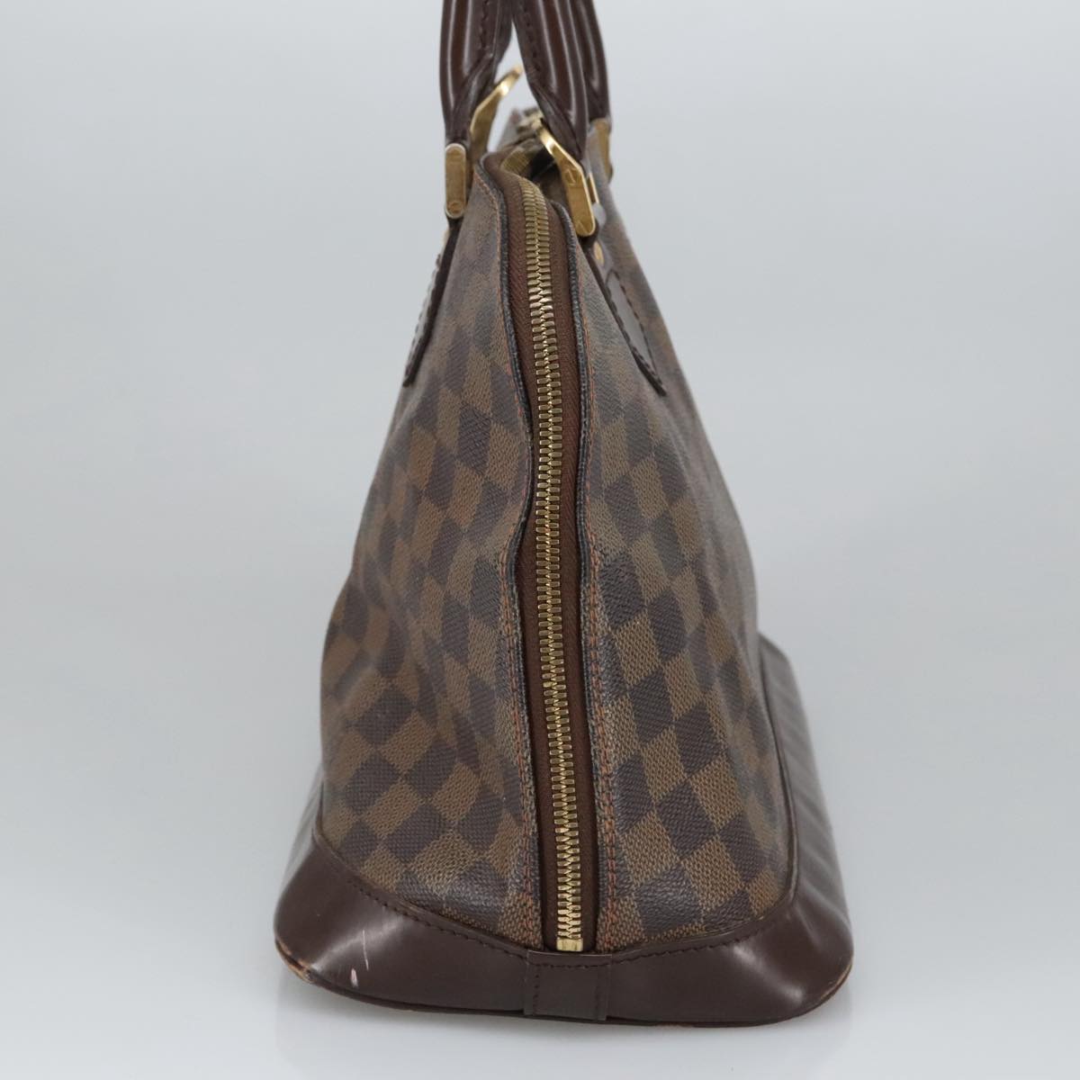 LOUIS VUITTON Damier Ebene Alma Hand Bag N51131 LV Auth 102409