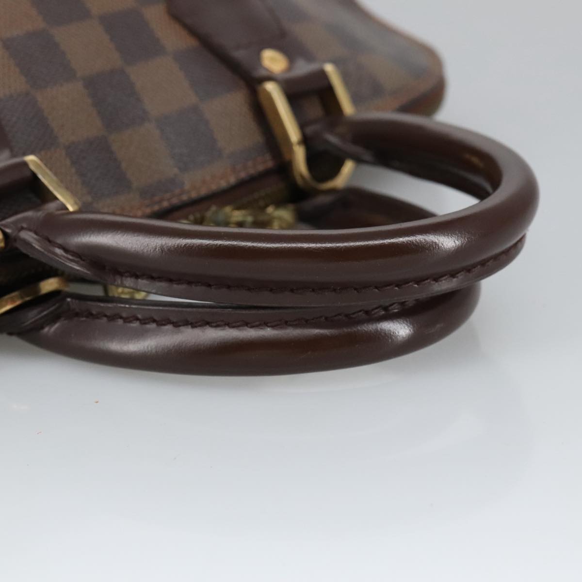 LOUIS VUITTON Damier Ebene Alma Hand Bag N51131 LV Auth 102409