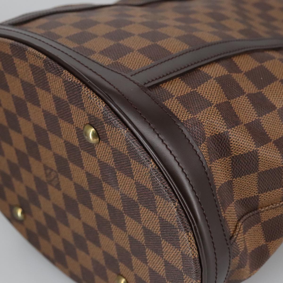 LOUIS VUITTON Damier Ebene Bucket GM Shoulder Bag SPO N42236 LV Auth 102416