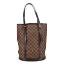 LOUIS VUITTON Damier Ebene Bucket GM Shoulder Bag SPO N42236 LV Auth 102416-2