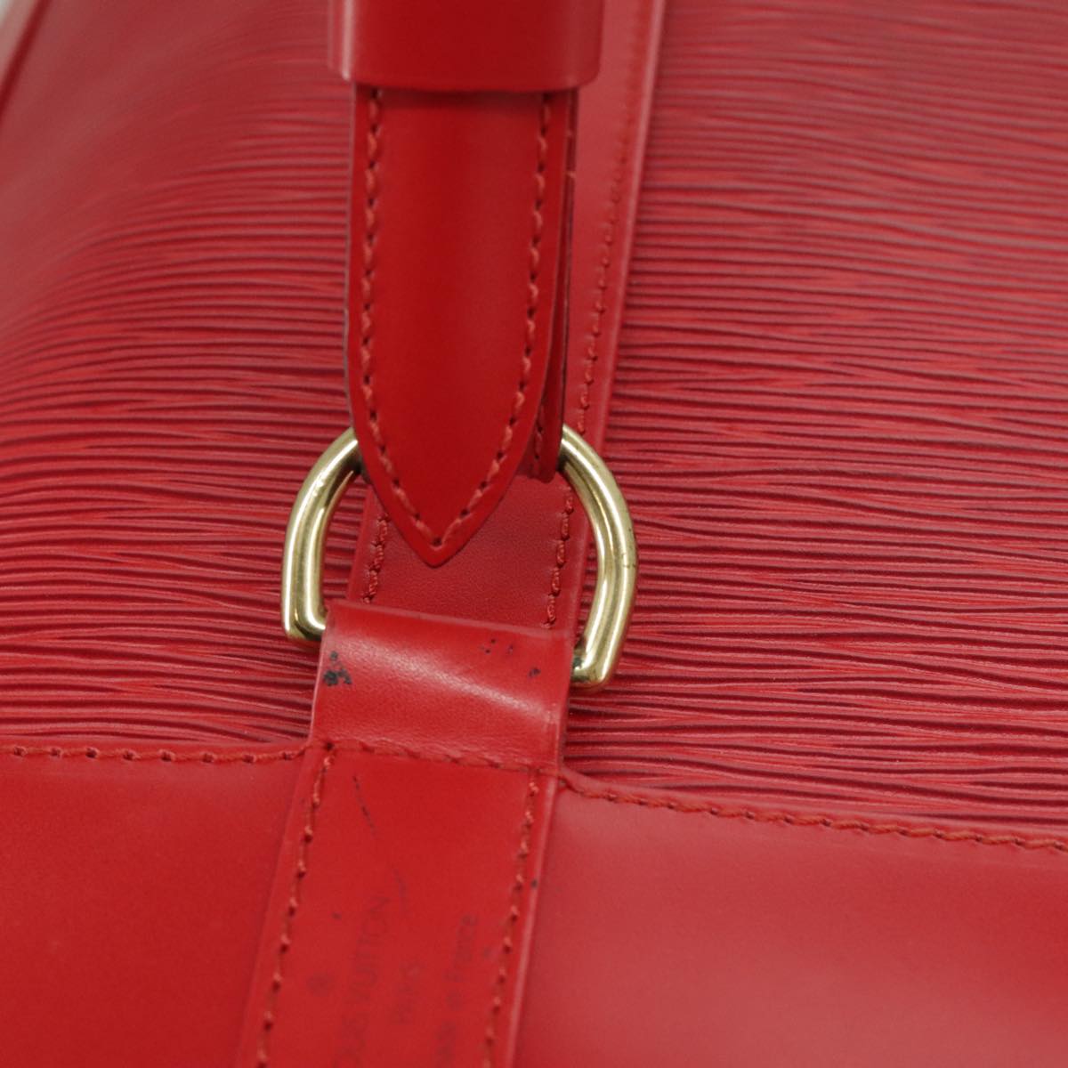 LOUIS VUITTON Epi Randonnee PM Shoulder Bag Red M52357 LV Auth 102420