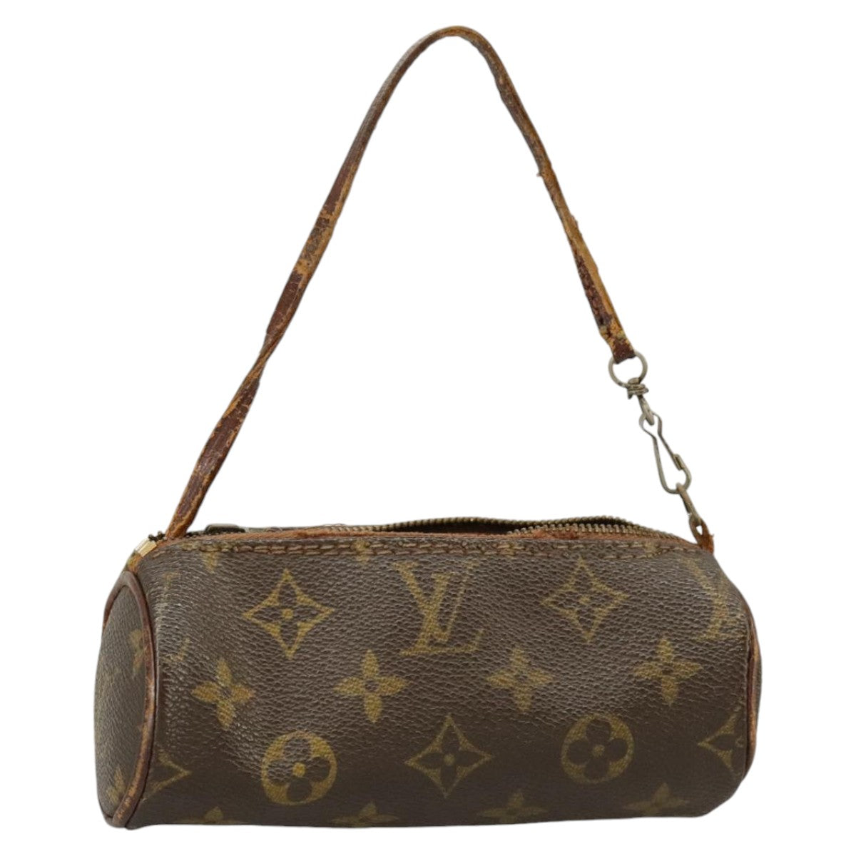 LOUIS VUITTON Monogram Papillon Pouch LV Auth 102426