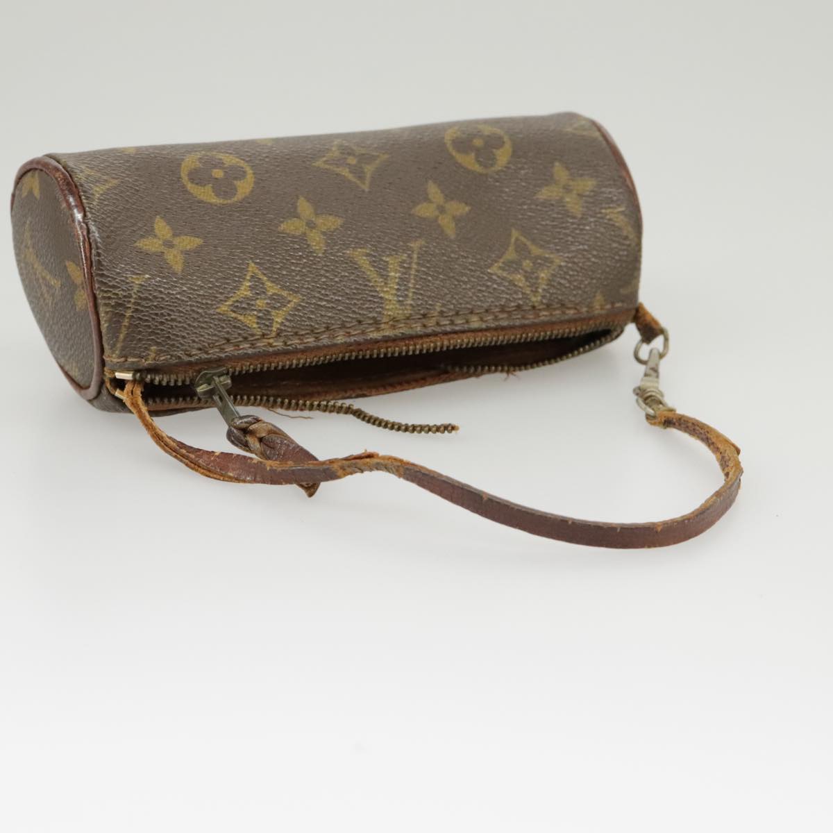 LOUIS VUITTON Monogram Papillon Pouch LV Auth 102426