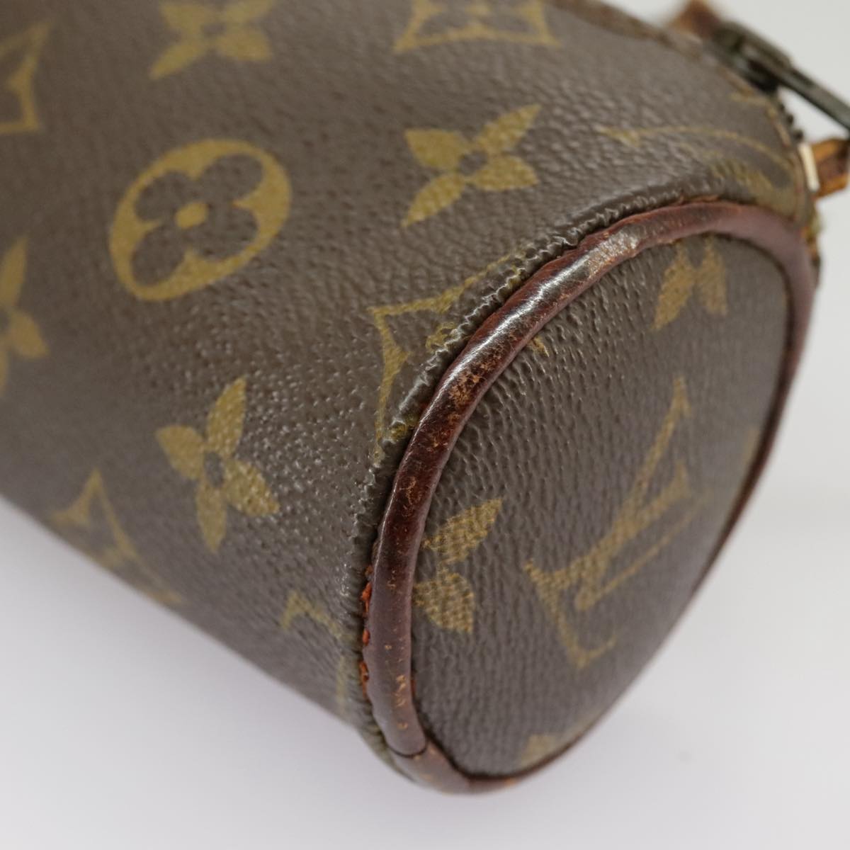 LOUIS VUITTON Monogram Papillon Pouch LV Auth 102426