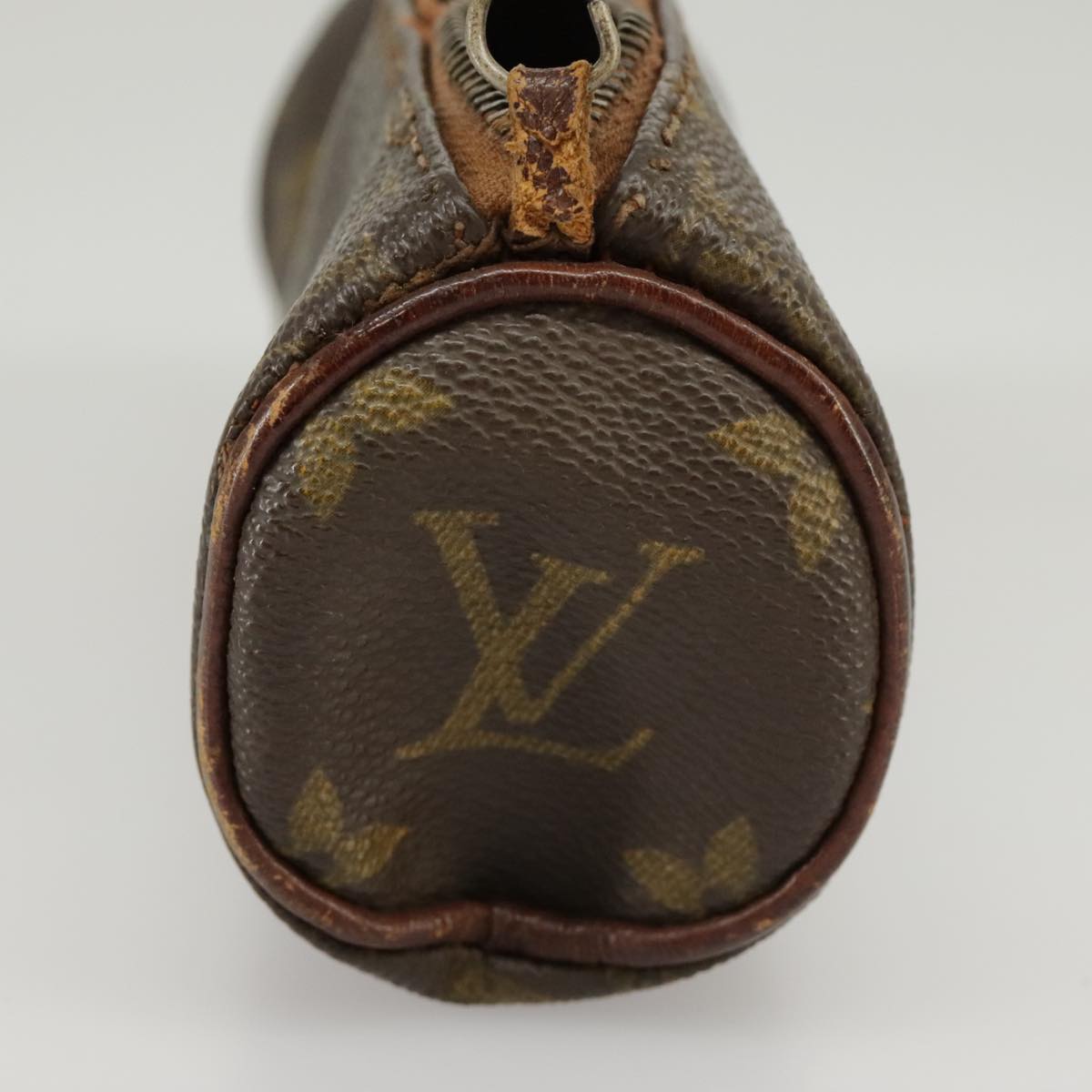 LOUIS VUITTON Monogram Papillon Pouch LV Auth 102426