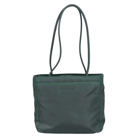 PRADA Tote Bag Nylon Khaki Auth 102431