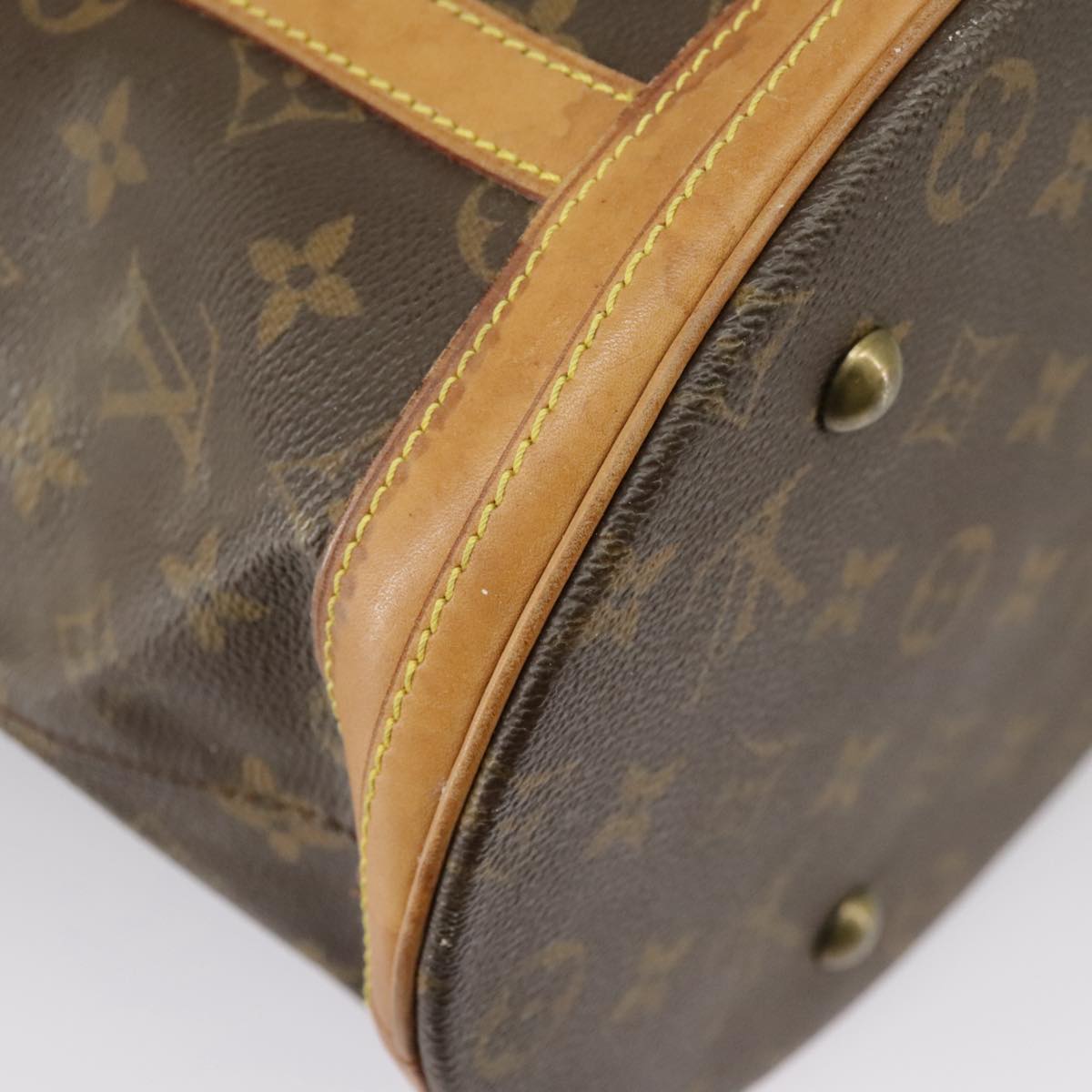 LOUIS VUITTON Monogram Bucket GM Shoulder Bag M42236 LV Auth 102434