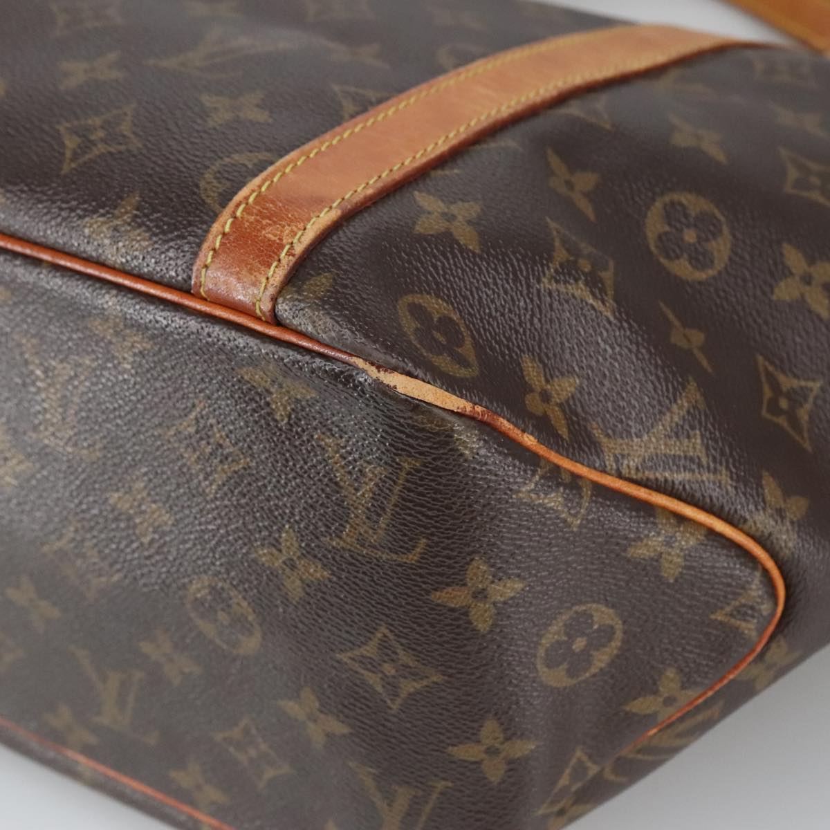 LOUIS VUITTON Monogram Sac Shopping Tote Bag M51108 LV Auth 102448