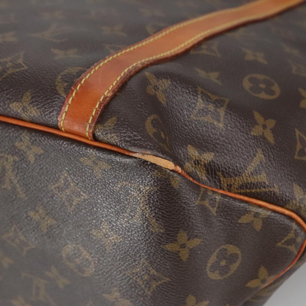 LOUIS VUITTON Monogram Sac Shopping Tote Bag M51108 LV Auth 102448