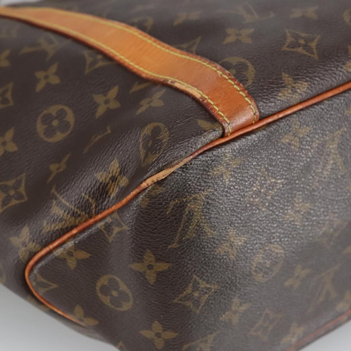 LOUIS VUITTON Monogram Sac Shopping Tote Bag M51108 LV Auth 102448