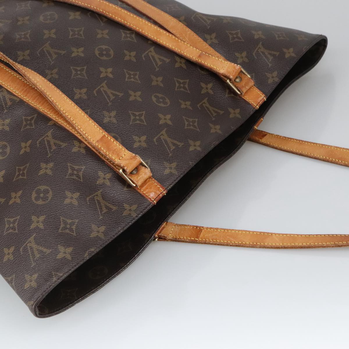 LOUIS VUITTON Monogram Sac Shopping Tote Bag M51108 LV Auth 102448