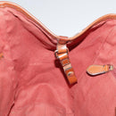 BURBERRY Nova Check Shoulder Bag PVC Leather Beige Red Auth 102450-20