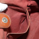 BURBERRY Nova Check Shoulder Bag PVC Leather Beige Red Auth 102450-21