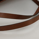 BURBERRY Nova Check Shoulder Bag PVC Leather Beige Red Auth 102450-14