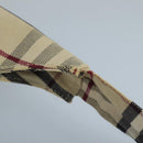 BURBERRY Nova Check Shoulder Bag Canvas Beige Silver Auth 102451-7