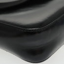 BURBERRY Shoulder Bag Enamel Black Auth 102454-16