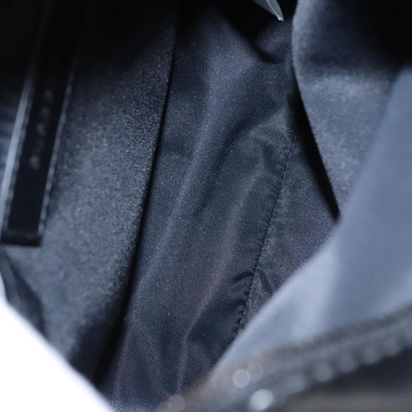 BURBERRY Shoulder Bag Enamel Black Auth 102454