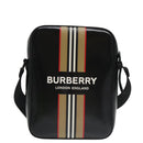 BURBERRY Shoulder Bag Enamel Black Auth 102454-13