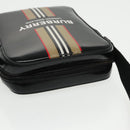 BURBERRY Shoulder Bag Enamel Black Auth 102454-6