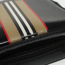 BURBERRY Shoulder Bag Enamel Black Auth 102454-7
