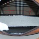 Burberrys Nova Check Shoulder Bag Canvas Leather Beige Brown Auth 102456-15