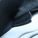 BURBERRY TB Chain Shoulder Bag Leather White Yellow Auth 102462V-22