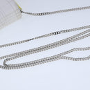 BURBERRY TB Chain Shoulder Bag Leather White Yellow Auth 102462V-7