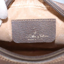 GUCCI GG Supreme Web Sherry Line Shoulder Bag PVC Beige 156 02 066 Auth 102468-19