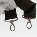 BURBERRY Nova Check Hand Bag Canvas 2way Beige Brown Silver Auth 102478-21