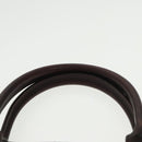 BURBERRY Nova Check Hand Bag Canvas 2way Beige Brown Silver Auth 102478-8