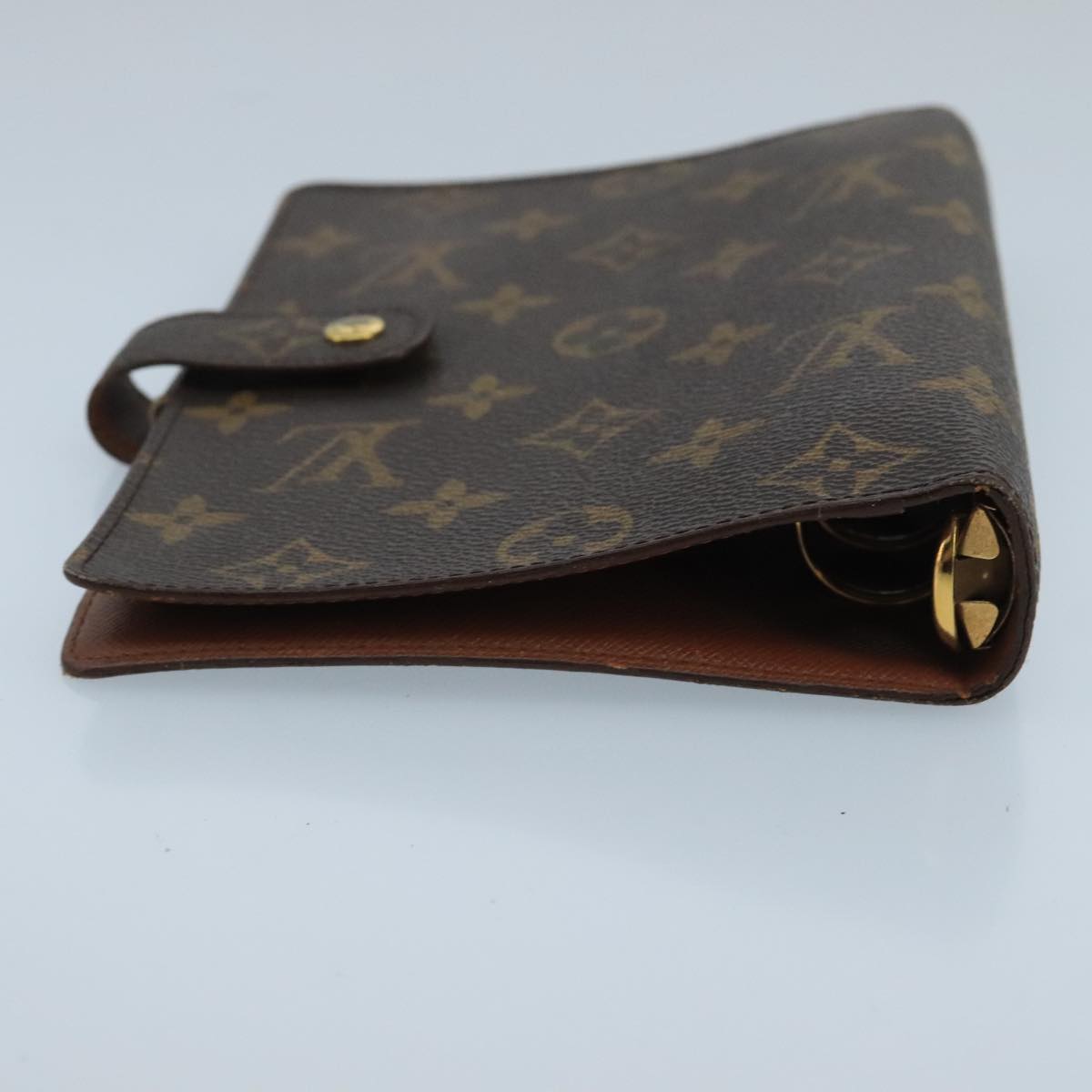 LOUIS VUITTON Monogram Agenda MM Day Planner Cover R20105 LV Auth 102480