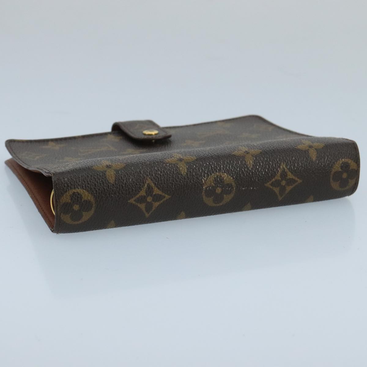 LOUIS VUITTON Monogram Agenda MM Day Planner Cover R20105 LV Auth 102480