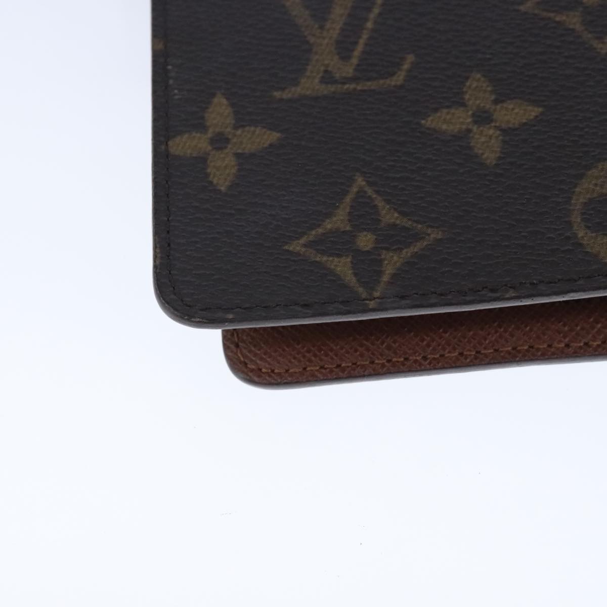 LOUIS VUITTON Monogram Agenda MM Day Planner Cover R20105 LV Auth 102481